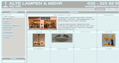 Desktop Screenshot of altelampen-berlin.de